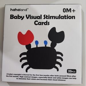 Baby Visual Stimulation Cards - Black, Red, Blue